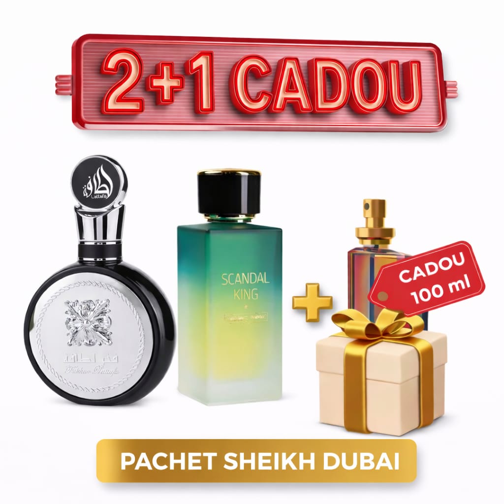 Fakhar Man+ Scandal King+ Parfum Cadou