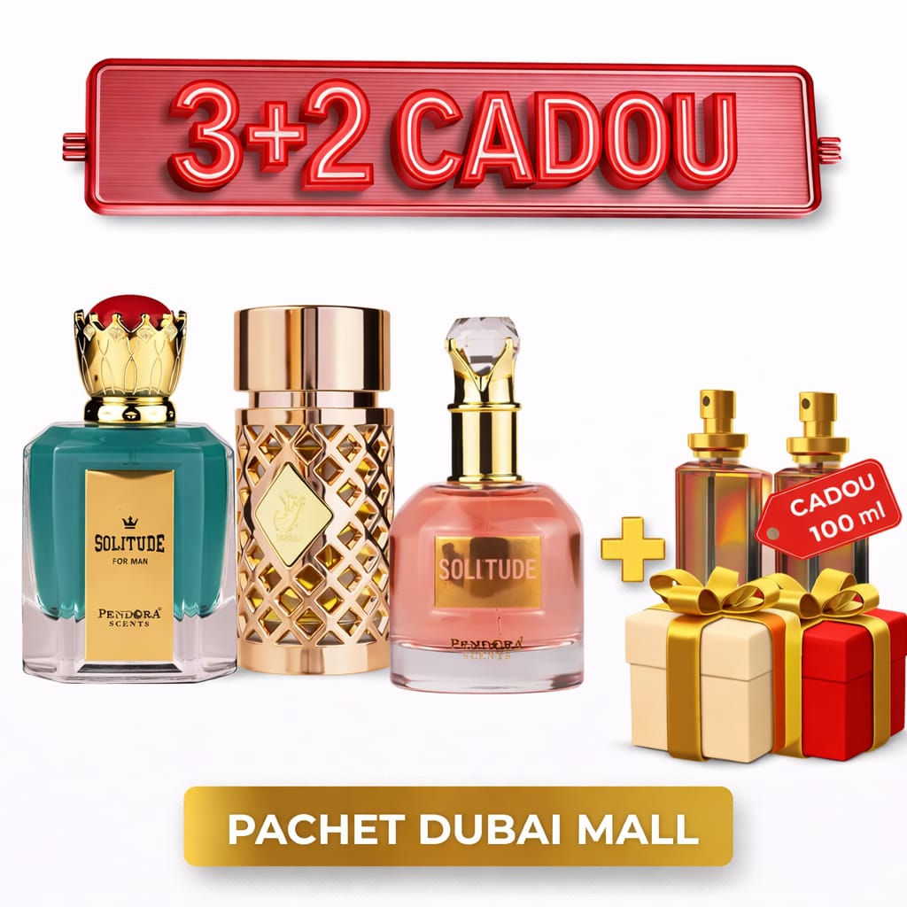 Solitude for Man +Jazzab Gold +Solitude Women+ 2 Parfumuri cadou